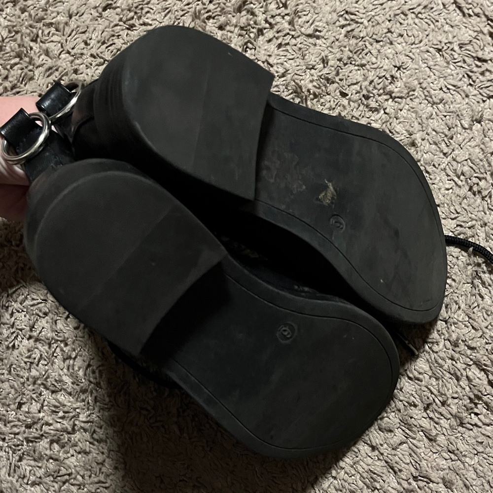 Therapy Black Ankle Boots - Picture 5 of 5